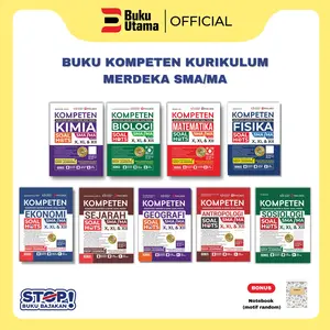 BUKU KOMPETEN KURIKULUM MERDEKA SMA/MA KELAS 10, 11, 12 PERMAPEL FISIKA,KIMIA, BIOLOGI, MATEMATIKA, EKONOMI, SEJARAH, GEOGRAFI, ANTROPOLOGI, SOSIOLOGI (MENCAKUP MATERI, DRILLING SOAL, RUMUS PATEN DAN PEMBAHASAN) Soft Cover