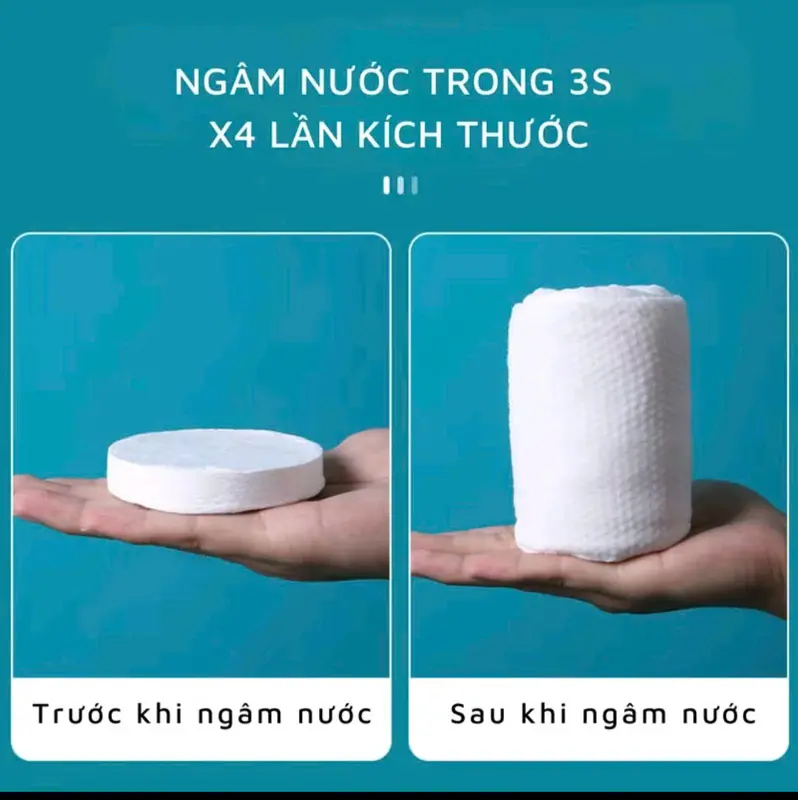 Bộ 10 Khăn Tắm Nén Cottong 140x70cm + Tặng 40 Viên Khăn Mặt, Tiện Lợi Dùng Trong Khách Sạn Nhà Tắm 3