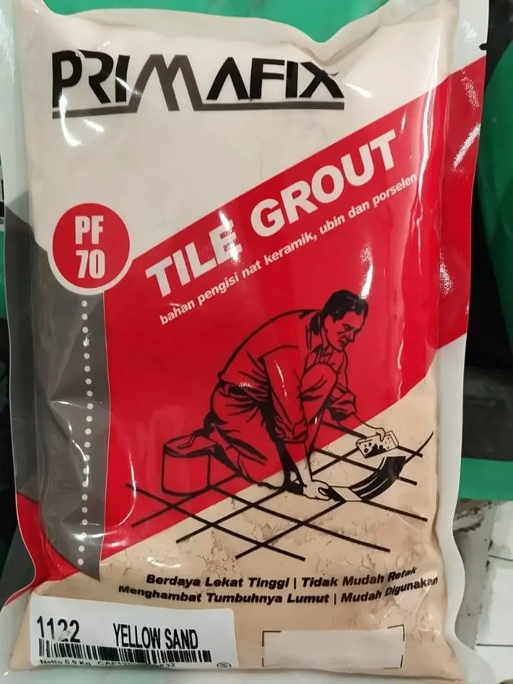 Primafix PF 70 Tile Grout Pengisi Nat Keramik 900 Gr