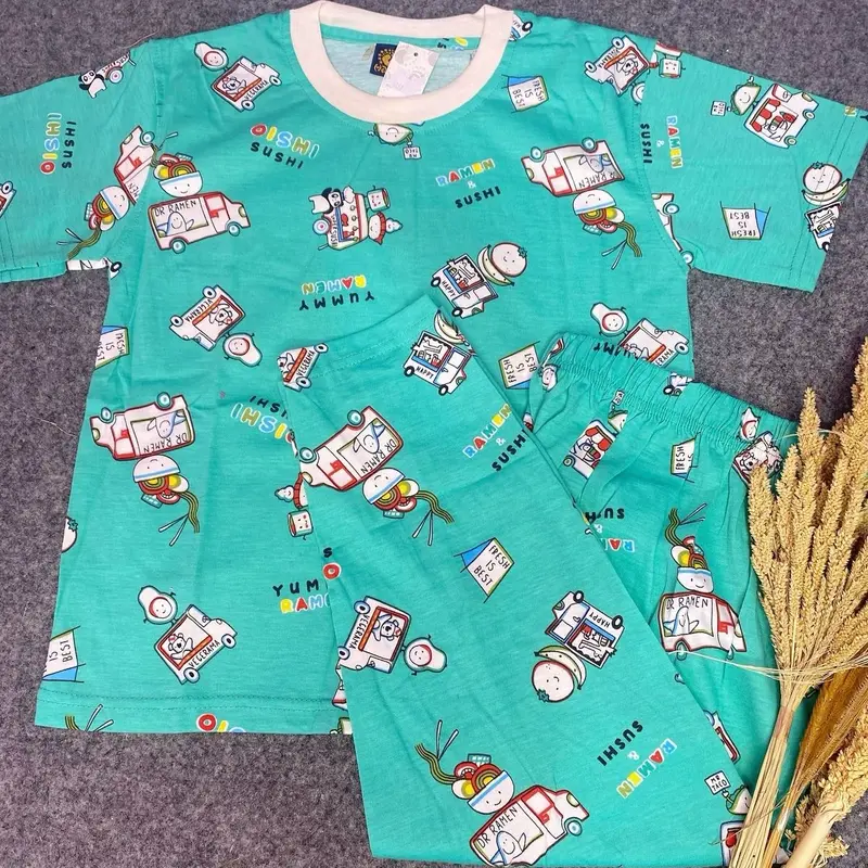 Piama Anak Satu Set Celana Panjang - Fashion Anak Terbaru 3