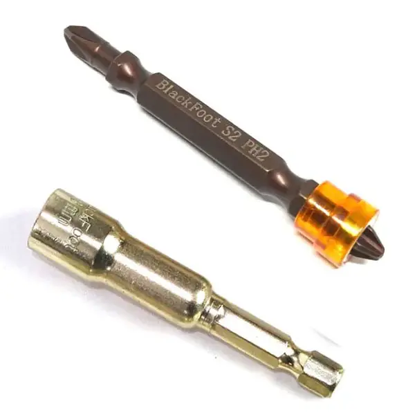 1 SET KUNCI GYPSUM ,KUNCI BAJA RINGAN ROOFING, Mata Obeng Angin Obeng Gypsum PH2 X 65MM Mata Bor Mata Screwdriver GNT 4