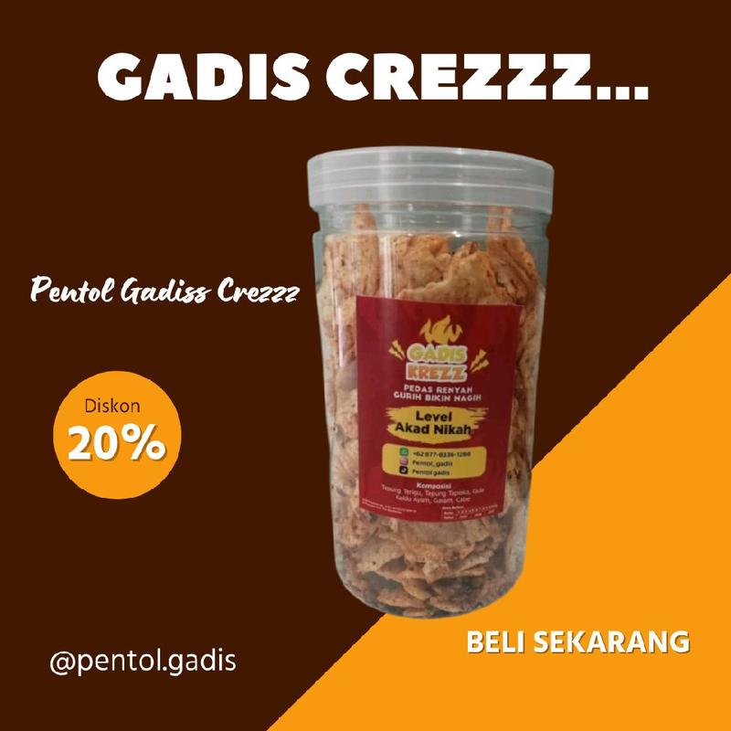 GADIS CREZZ.. Camilan Khas Madura 200 gram 4