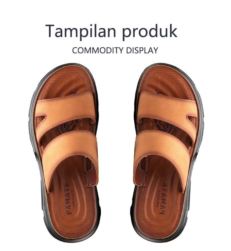 Product Introduction of 8233 - PAMATE Fashion Sandal Pantai Berjalan Sandal Kasual Sandal Pria Sendal 7