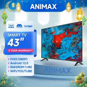 【NEW S43】Animax 43 inch smart tv hdmi lcd Monitor