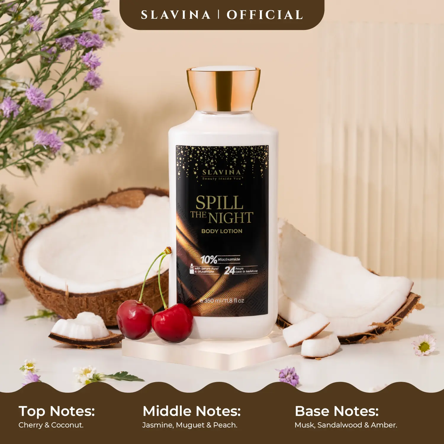 Body Lotion Spill The Night