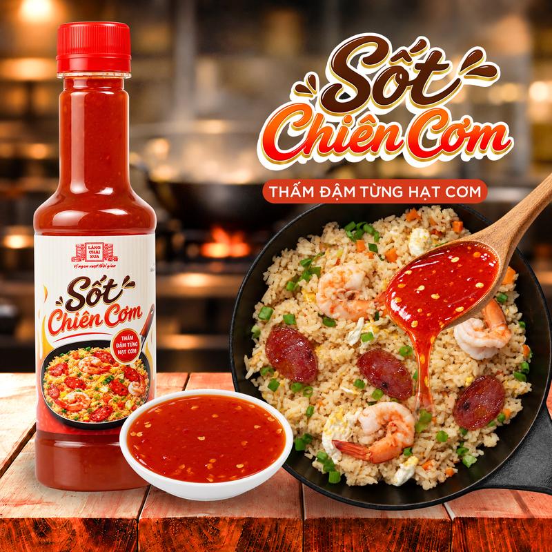 Sốt Chiên Cơm Làng Chài Xưa 320g - Thấm đậm từng hạt cơm đậm đà thơm ngon