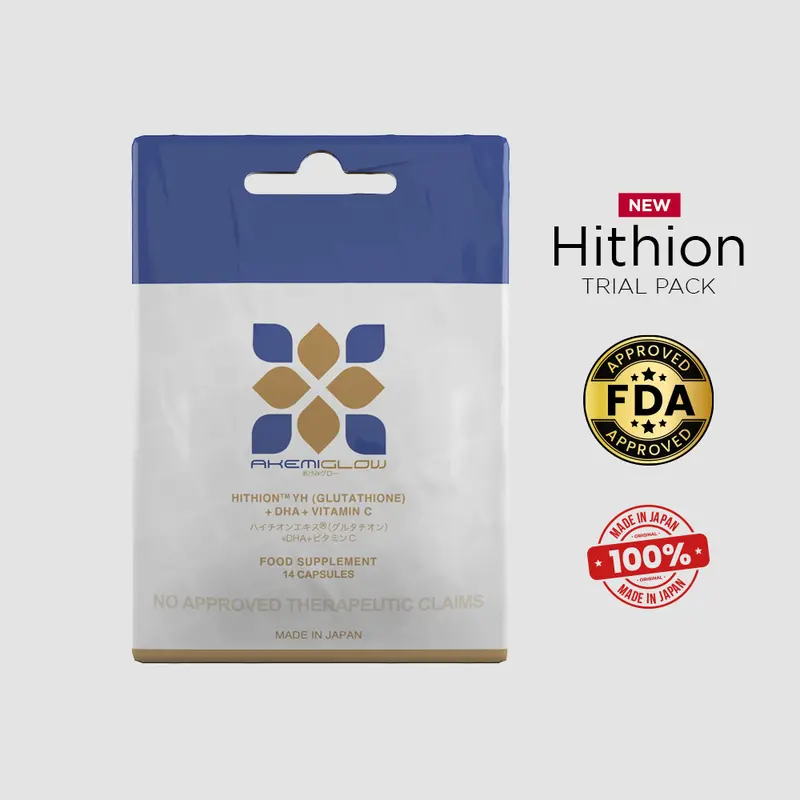 hithion vs glutathione AkemiGlow Hithion (GLUTATHIONE) 1 Bottle - 60 Capsules- 10X MORE POTENT VS.  OTHER GLUTATHION