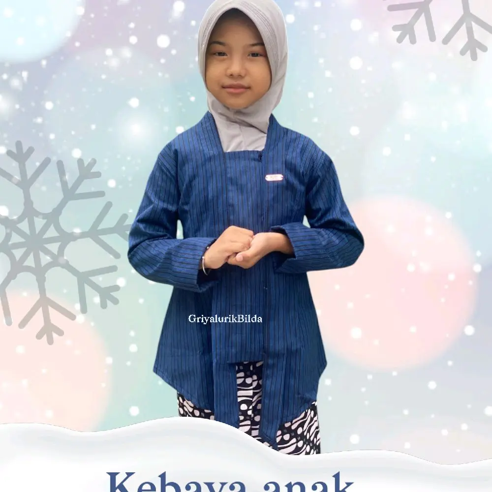 kebaya anak perempuan,kebaya  lurik,baju adat tradisional anak perempuan