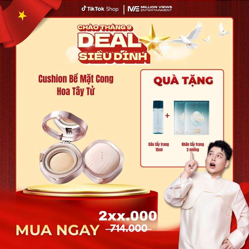 Hoa Tây Tử x Longchunchun | Cushion Bề Mặt Cong 10g Florasis
