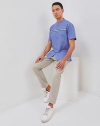 Gambar AMK Baju Koko Pria Lengan Pendek KK TAREEQ S/S Medium Blue - XXL dari AMK Store Kab. Karanganyar 3 Tokopedia