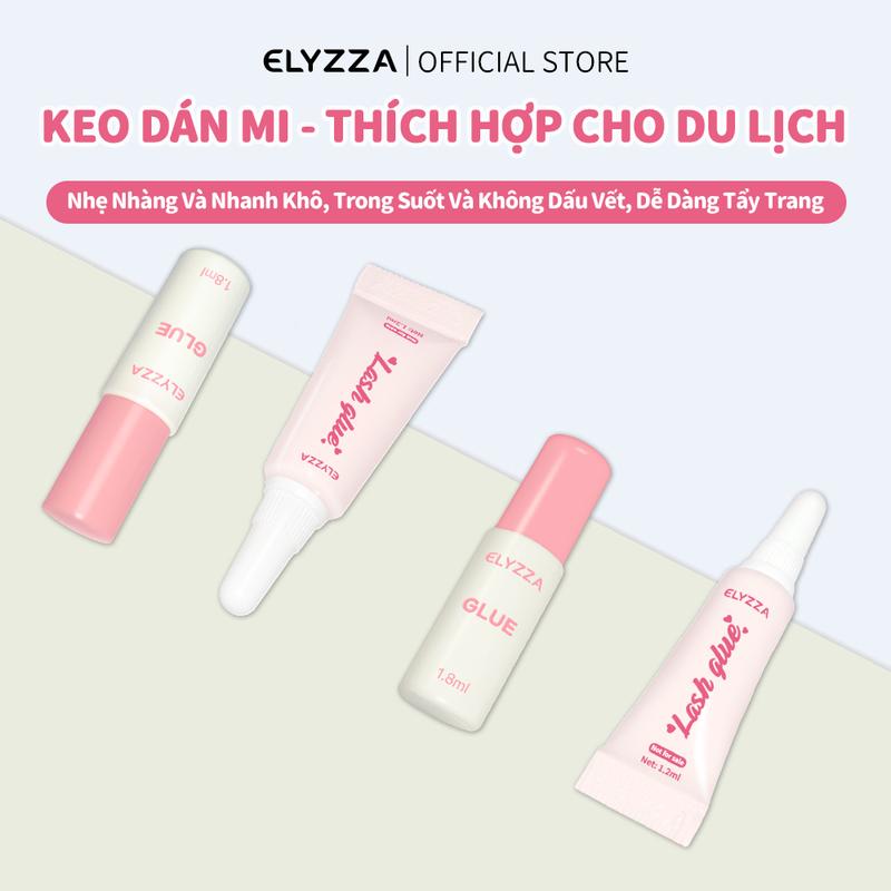 Keo Dán Mi Giả Cho Người Mới Bắt Đầu ELYZZA Keo Dùng Để Ghép Mi Giả Keo Dán Lông Mi Trong Suốt Siêu Chắc Chắn Không Có Dư Lượng Thích Hợp Cho Mắt Nhạy Cảm Keo Dán Mi Không Thấm Nước Có Thể Kết Hợp Với Mi Giả Sunflower Và Mi Cụm Đuôi Cá & Mi Sợi Idol