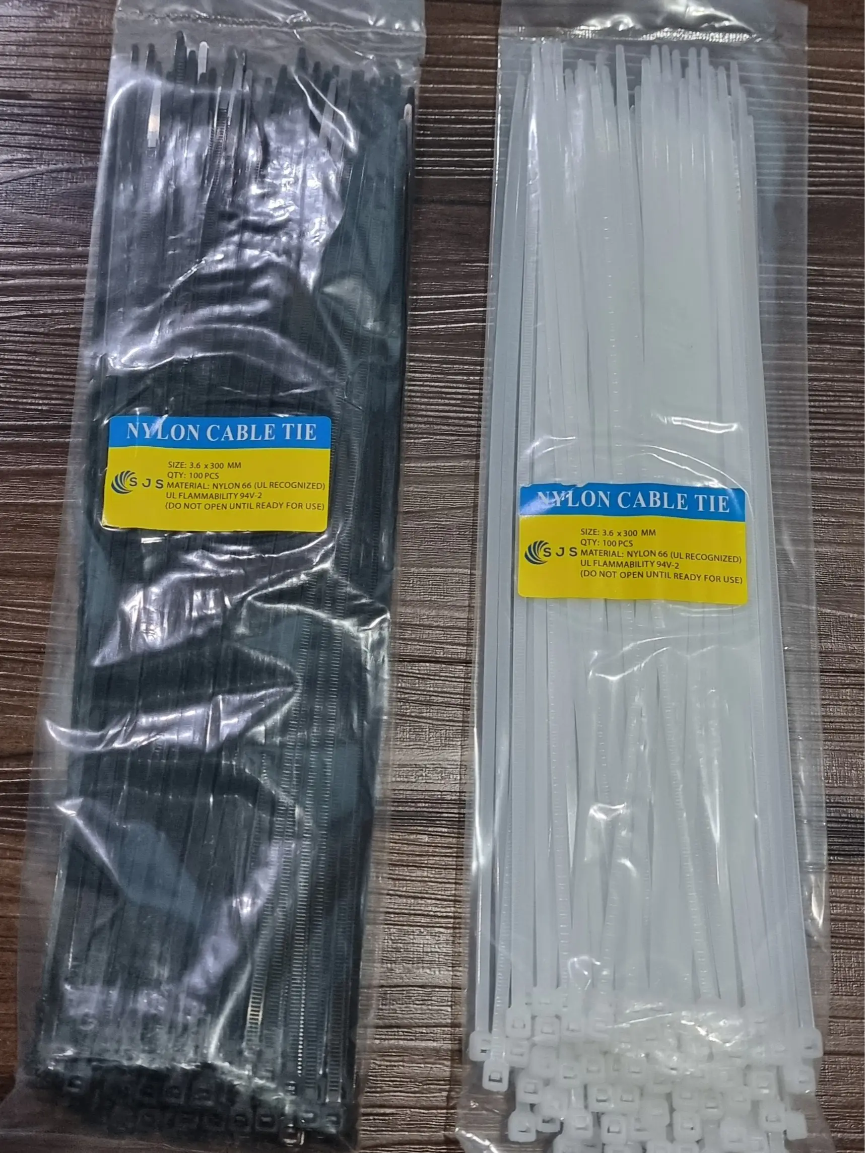 kabel tis / Cable Ties 3,6 x 300mm / 30cm - putih / hitam