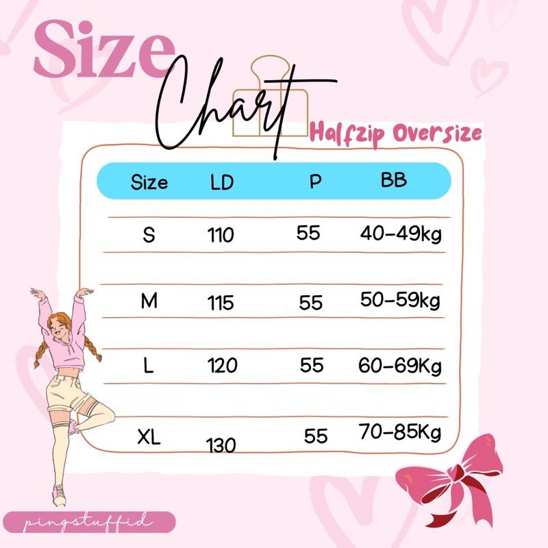Product Introduction of [NEW] SPORTY Halfzip Crop Oversize Sweater Crop Wanita 0