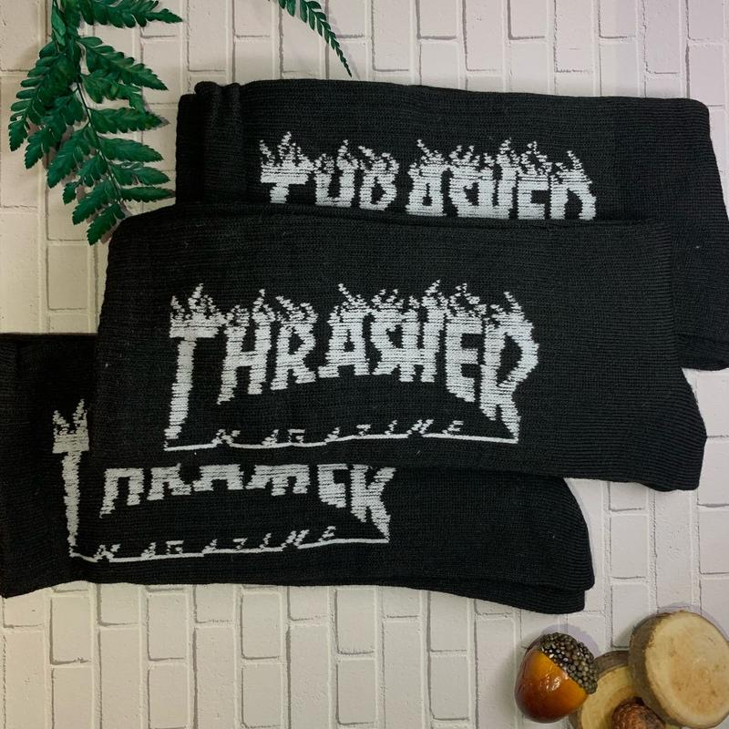 Kaos Kaki Old School Dewasa Motif Api Skate Skena 8