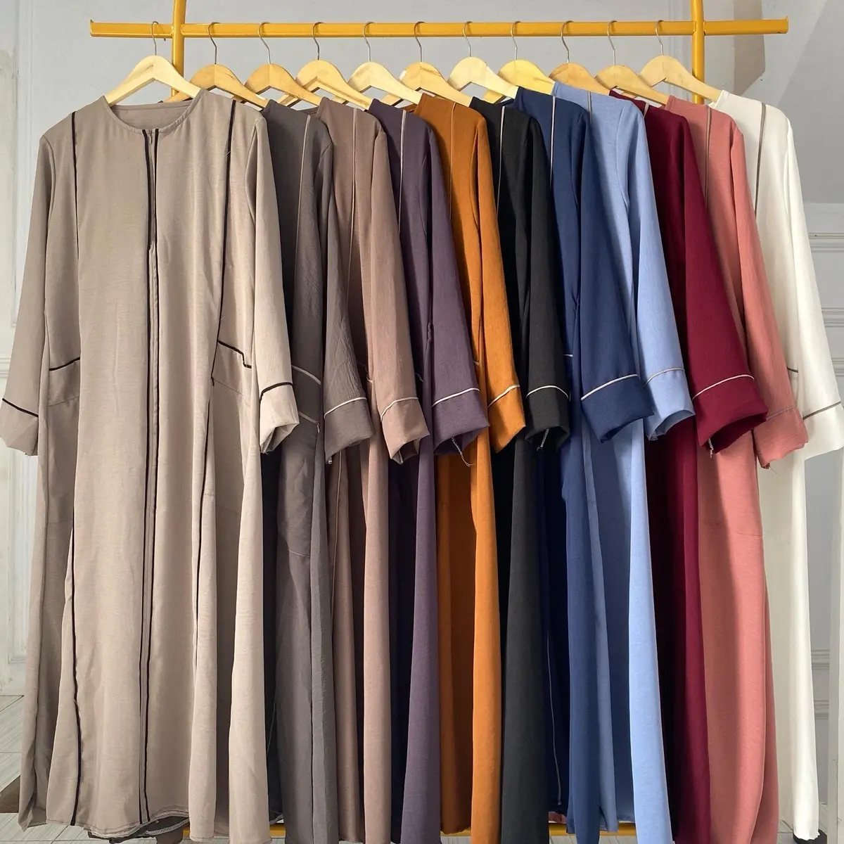 ￼Jemima Gamis Abaya Cringkel Airflow Terbaru 2024 Busui Frendly Muslim Elegand Kekinian gamisabaya