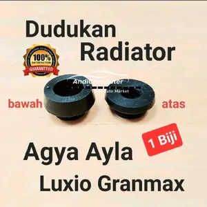 Karet Dudukan Radiator Mobil Agya Ayla Luxio Granmax Atas / Bawah