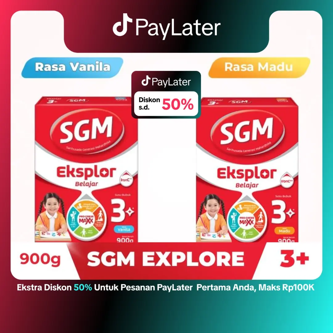 SGM EKSPLOR 3+ MADU VANILA 900 GR