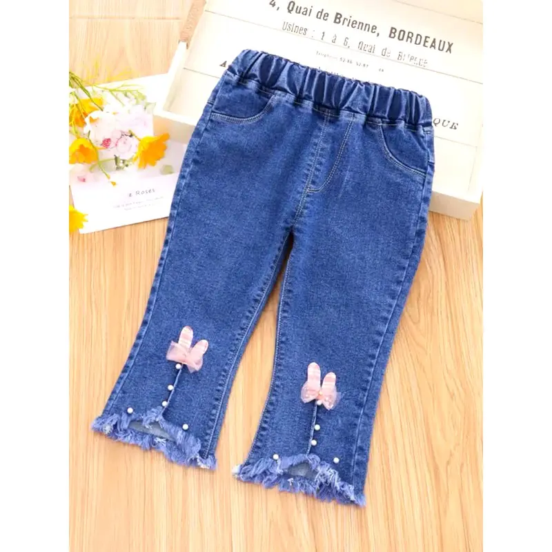 Celana Jeans Cutbray Anak Perempuan Import umur 1-10 Tahun Jeans Cutbray Rawis Fashion