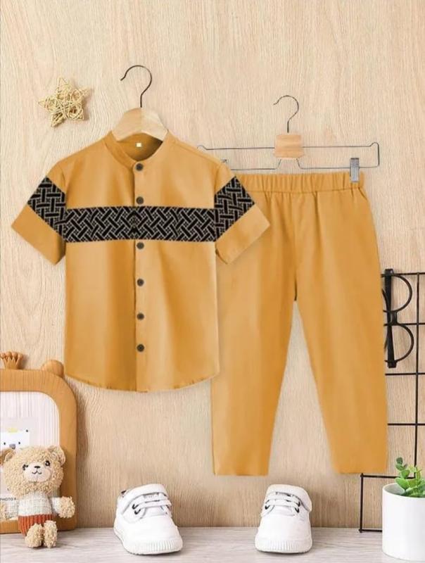 setelan baju muslim anak model batik bata setelan baju muslim anak laki laki usia 1-10 thn 3