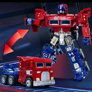 PIKYO Transformable Robot Inersia Truck Perakitan Mainan Robot Transform 18cm robot deformation Control Remote