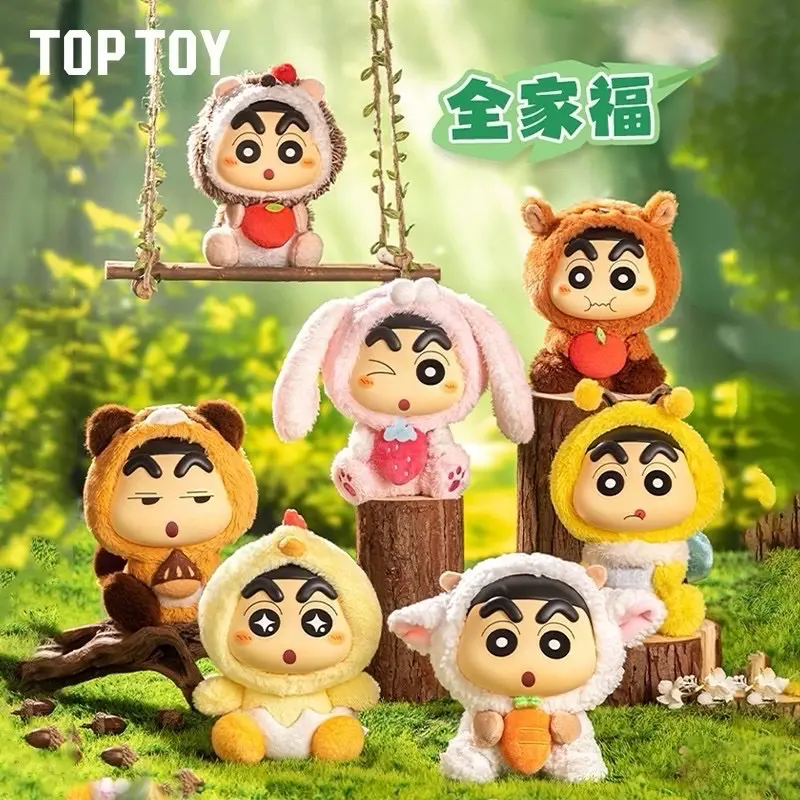 TOPTOY Crayon Shinchan Vol 2 Forest Miracle Encounters Vinyl Face Plush Doll Series Blind Boxes