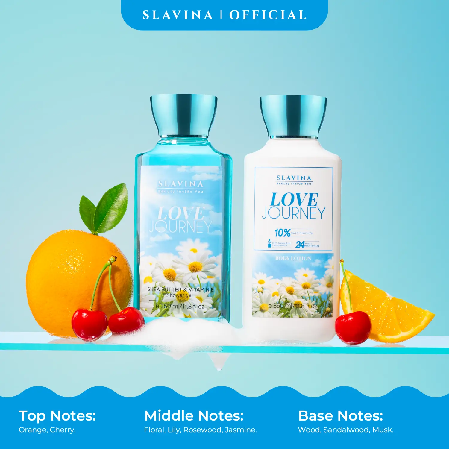 Body Lotion + Shower Gel Love Journey