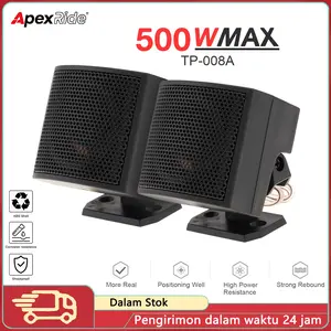 Tweeter Speaker Mobil  Piezo Tweeter Soft Dome 1 Pasang Efisiensi Maksimum TP-008A 500W Tweeter Mobil TP-008A Modifikasi Audio Mobil Dan Speaker Upgrade