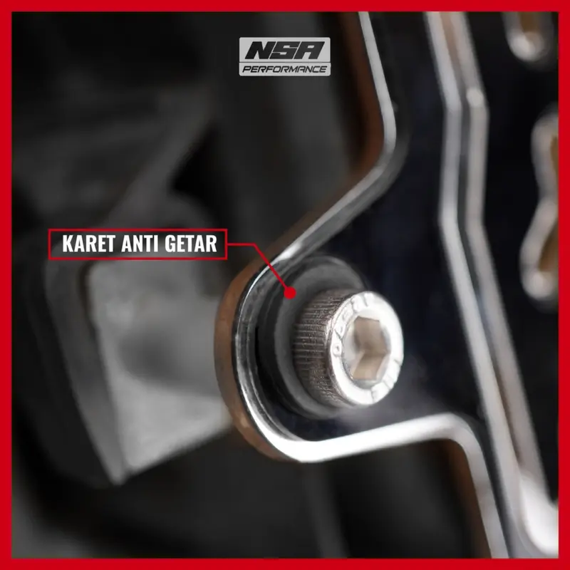 NSA COVER RADIATOR SPINER BINTANG MIRROR VARIO PCX NMAX AEROX ADV LEXI STYLO Tutup Radiator Spinner Bintang Yamaha Honda 125/150/160 Aksesoris Motor NSA PERFORMANCE Roda Motorcycle cover  radiator Gold Karet 6