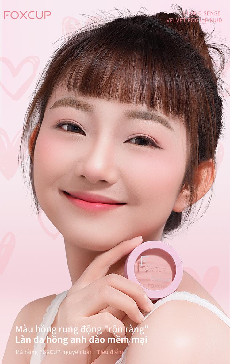 Product Introduction of 【F-Sale】FOXCUP Má Hồng Co Giãn Màu Sắc Tự Nhiên, Tạo Điểm Nhấn Sáng Bóng Và Tạo Khối - Hàng Chính Hãng【Giao hàng siêu tốc】 0