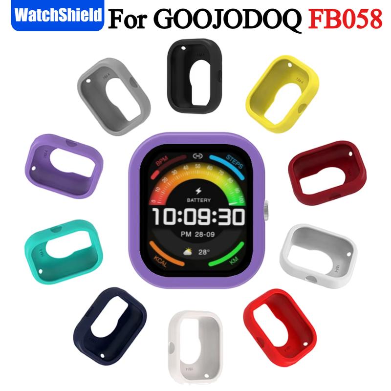 Vỏ đồng hồ silicone mềm nhẹ cho GOOJODOQ FB058, vỏ bảo vệ thể thao, vỏ thay thế