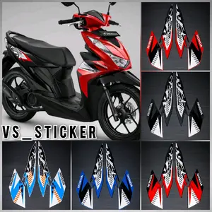 STRIPING STICKER LIST BEAT DELUXE CBS 2023 Motorcycle