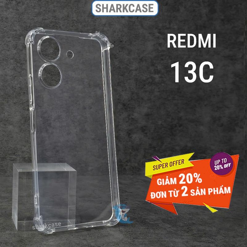 Ốp lưng cho Redmi 13C, Poco C65 dẻo trong suốt silicon cao cấp chống sốc bảo vệ camera Zencase