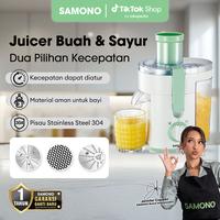 Gambar (MAY SALE 5.5) SAMONO Juicer Buah dan Sayur – Pemisah Ampas Otomatis, Lubang Besar 65mm, Motor 400W 【SW-JE300】 - SW-JE300 dari Samono Indonesia Kab. Tangerang 1 Tokopedia