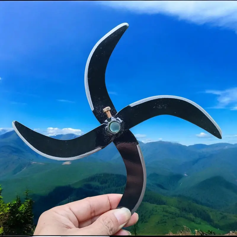 Pisau Pencacah Serba Guna Model Boomerang Material Baja Berkualitas Premium - Solusi Cacah Sayuran & Pakan Ternak Jadi Lebih Cepat, Rapi, & Mudah! | Alat Pemotong Multifungsi Cocok untuk Petani & Peternakan | Super Tajam & Efisien Kitchenware Ayam Kuning 1