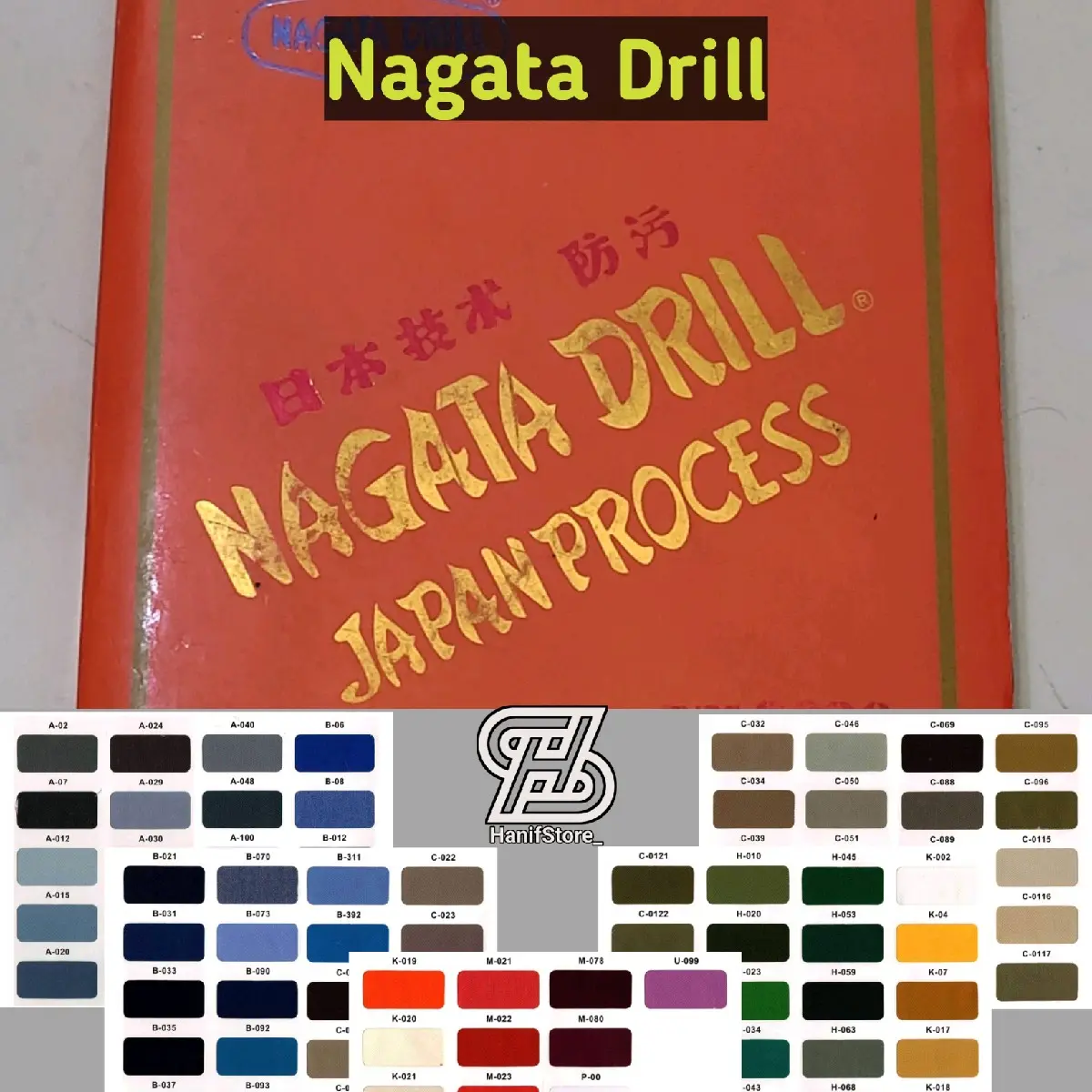 Kain nagata drill seragam sekolah seragam kerja dan lain lain