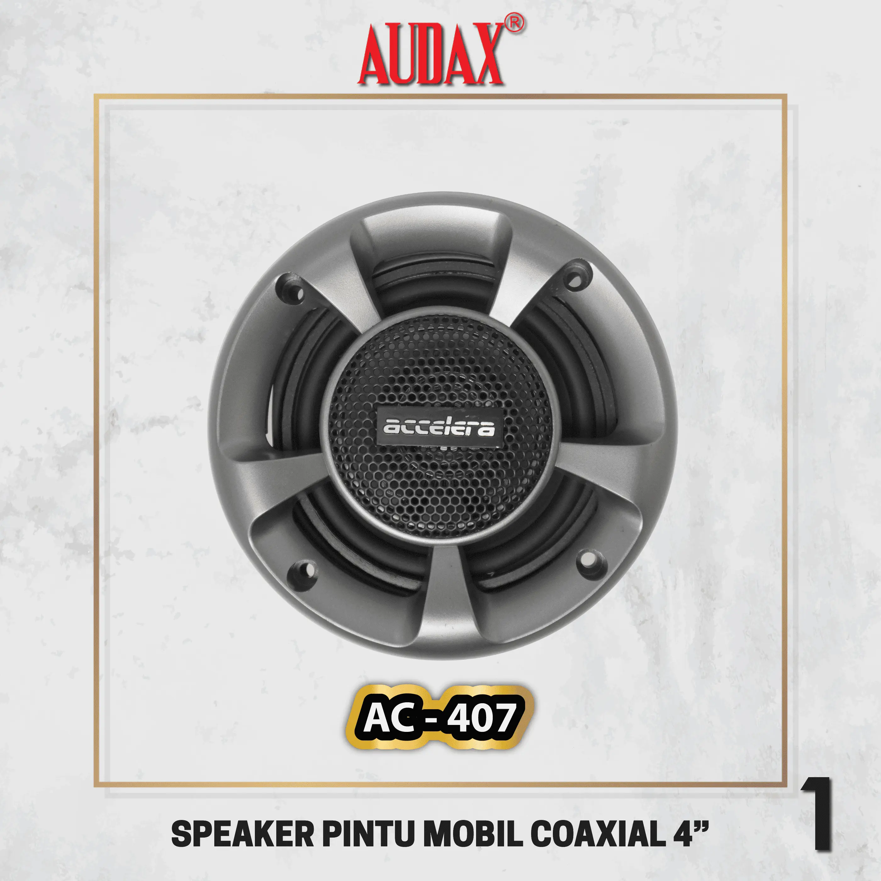 Audax - Car Speaker pintu coaxial Accelera 4' AC-407