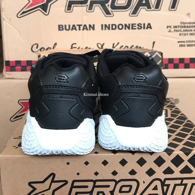 FREE KAOS KAKI Sepatu PRO ATT MGG 420 V Size 28 29 30 31 32 33 34 35 36 37 Sneaker Magnet Hitam Putih Sekolah Fashion 7