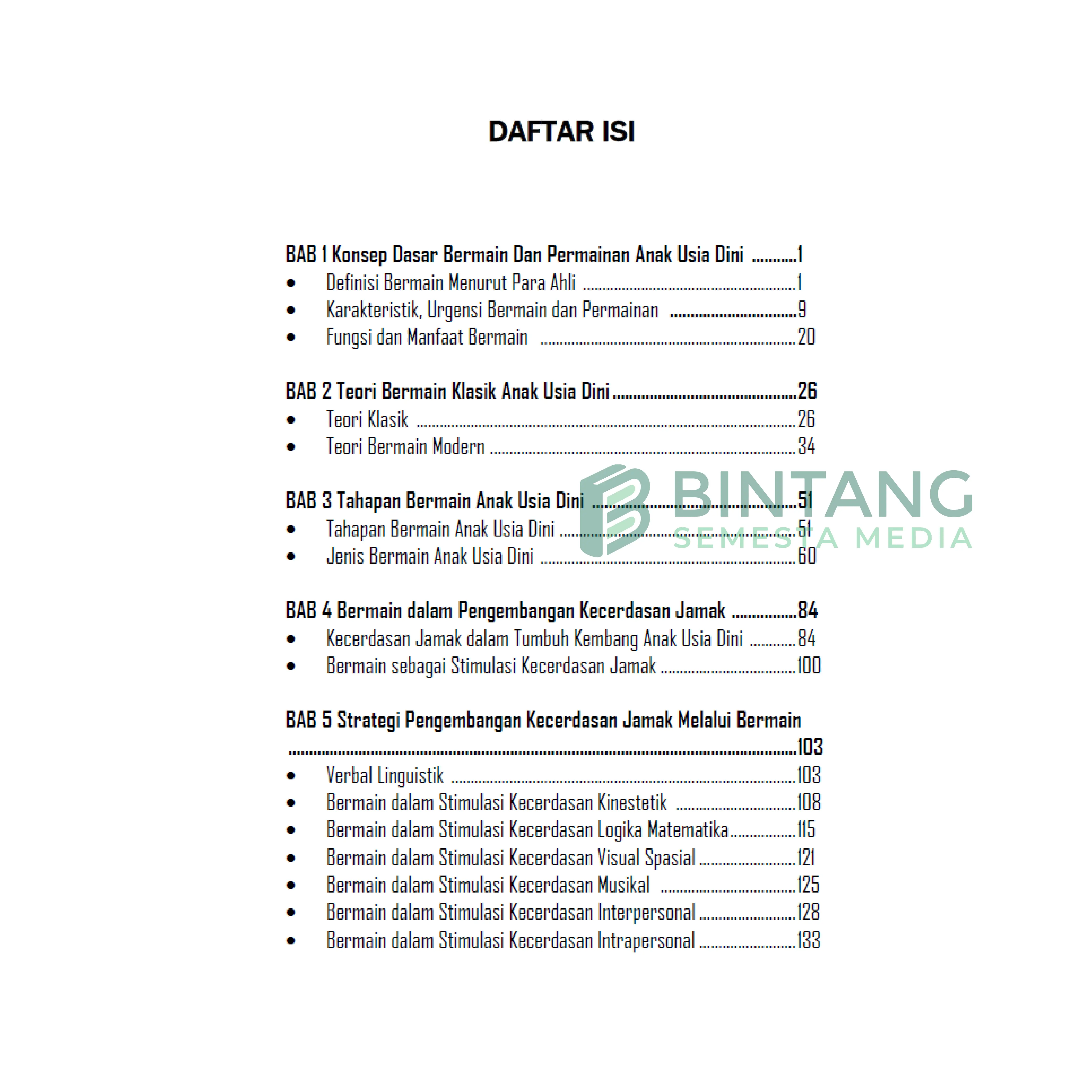 Bermain dan Permainan Anak Usia Dini: Oktarina Dwi Handayani, dkk.