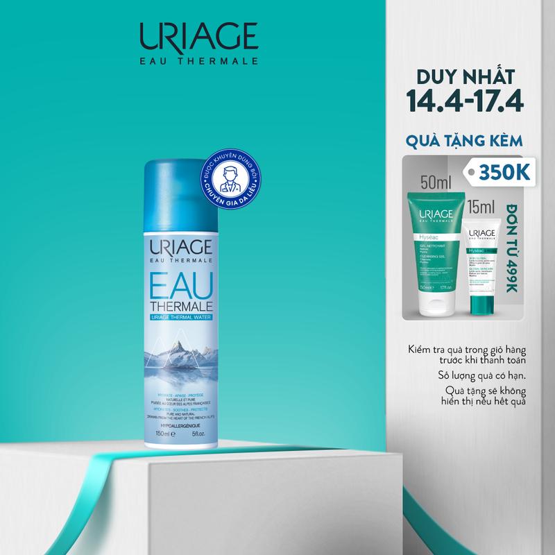 Xịt khoáng cấp ẩm URIAGE THERMAL WATER 150ml