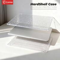 Gambar COPPER Hard-Shell Glitter Case - kompatibel for MacBook Neo / Air / Pro - M1 / M2 / M3 / M4 / M5 / Max - 2026 / 2025 / 2024 / 2023 / 2022 / 2021 / 2020 / 2019 / 2018 / 2017 / 2016 – 13 / 13,3 / 13,6 / 14 / 15 / 15,6 / 16 inch - Glitter Clear, Air 13" A1466/1369 dari Copper Official Balikpapan Kota Balikpapan 5 Tokopedia