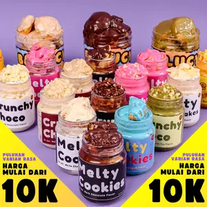 CRUNCHY COOKIES LUMER CHOCO MELTY 30 VARIAN RASA COKELAT  by snack lab choco jar cemilan manis