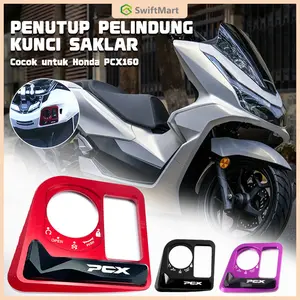 PCX 160 Modifikasi Kunci Pintu Elektrik Penutup Pelindung Sakelar Kunci Khusus Emblem Garnish Kunci Kontak Motor Honda