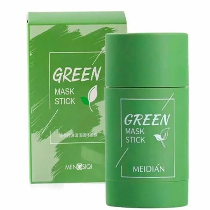 ORIGINAL MEIDIAN Green Tea Eggplant Stick Mask Cleansing Clay Masker Wajah Blackhead  Komedo Skincare Stik Acne Jerawat 1