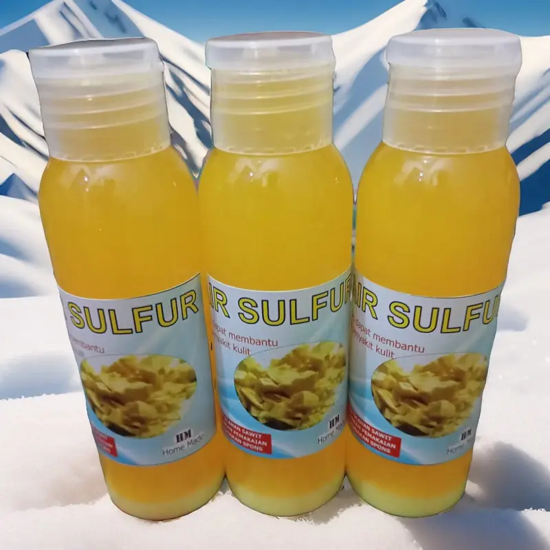 sabun belerang cair original obat kulit isi 5 botol kemasan 100ml cod 4