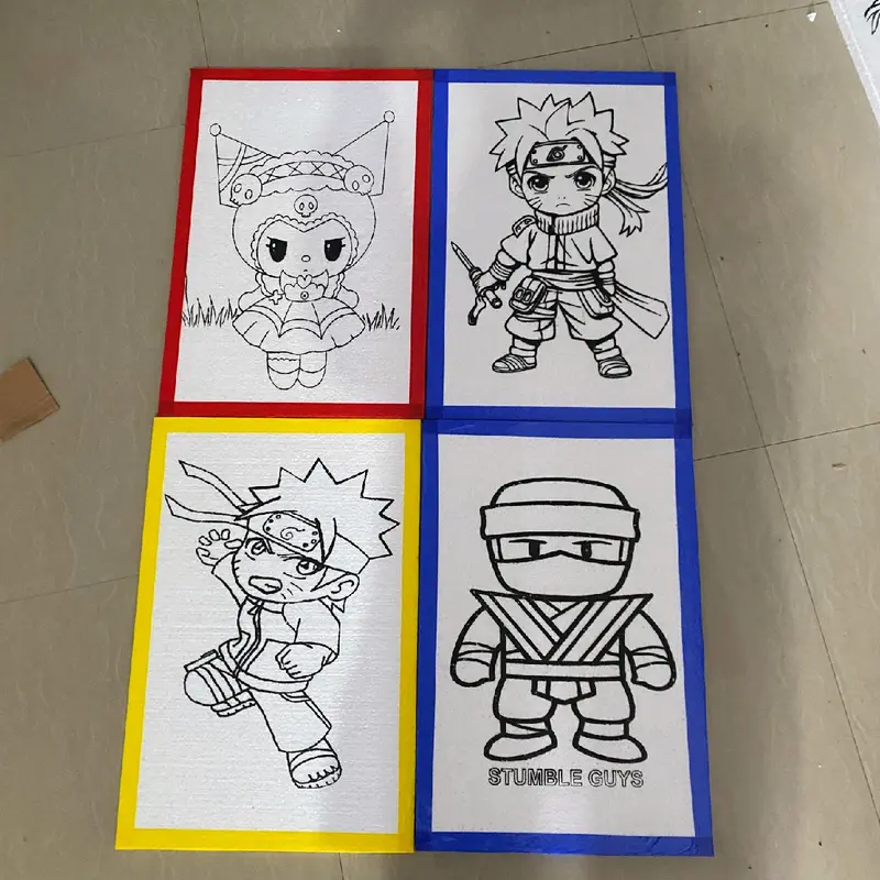 STYROFOAM MEWARNAI LUKIS *10Pcs 2