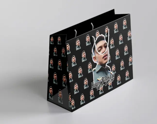 Paperbag Custom Wajah Ulang tahun kado 1