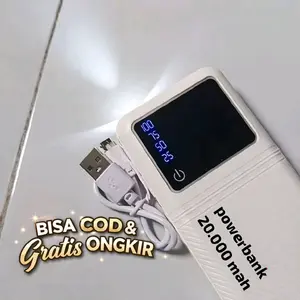 PB POWERBANK 20000 MAH AWET POWER BANK 20000 MAH KUALITAS BAGUS DAN MURAH BISA COD & GRATIS ONGKIR