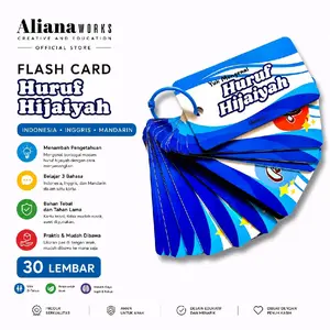 TERMURAH | Flashcard Pengenalan Huruf Hijaiyah