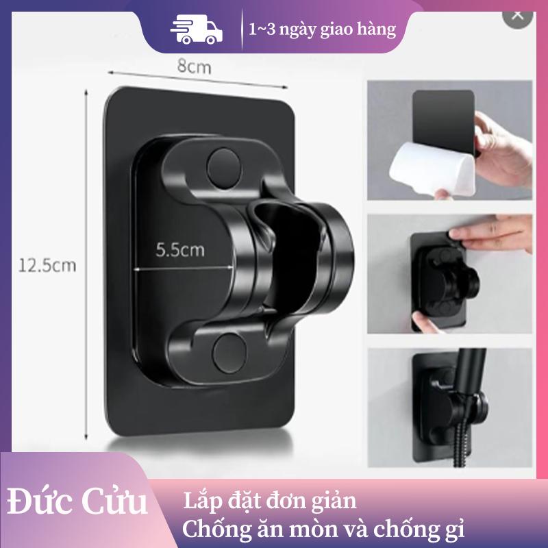  Giá đỡ vòi hoa sen vòi xịt dán tường có thể điều chỉnh góc nghiêng Dễ dàng cài đặt giá rẻ Móc treo tường phòng tắm 