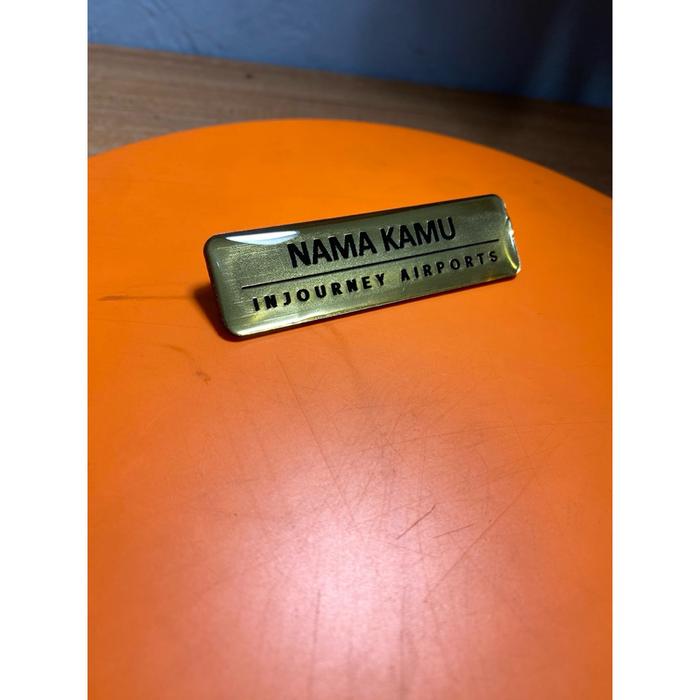 Gambar INJOURNEY AIRPORTS NameTag dari Simfasa Adv Kota Depok 5 Tokopedia